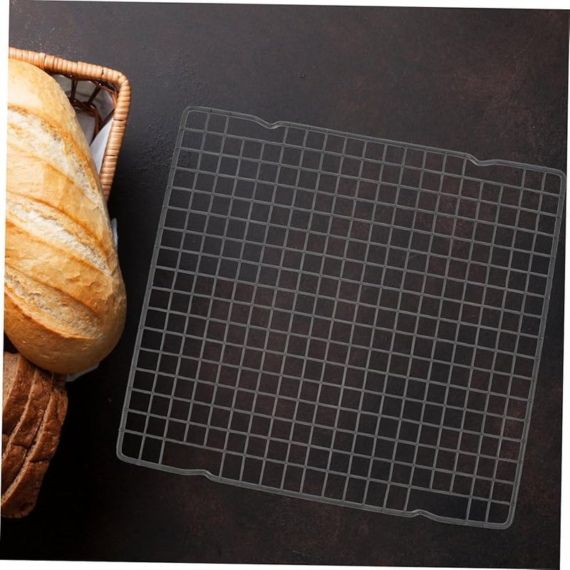 رف شواية الفرن الثقيل 28x25 سم متعدد الاستخدامات رف الخبز والتبريد سهل التنظيف - Image 4